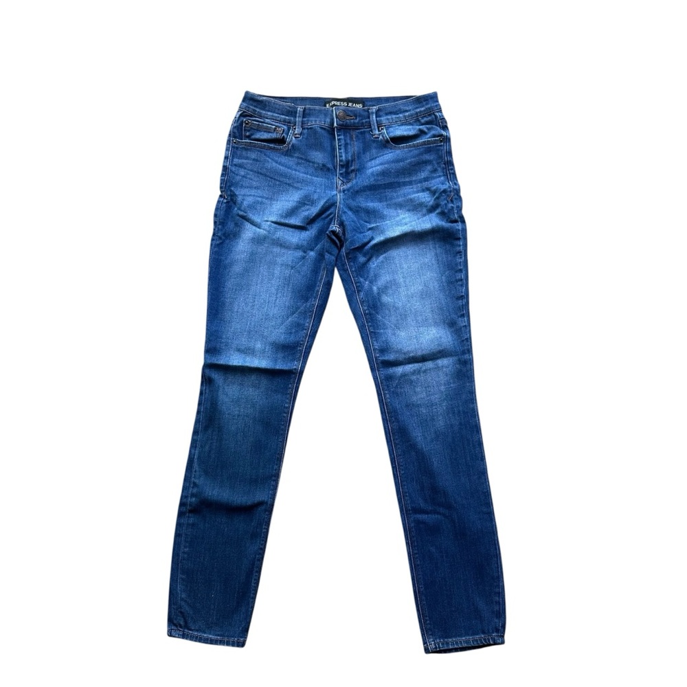 Express Skinny Jegging Womens Size 6R Blue Cotton Blend‎ Stretch Medium Wash